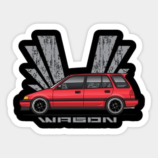 red wagon Sticker